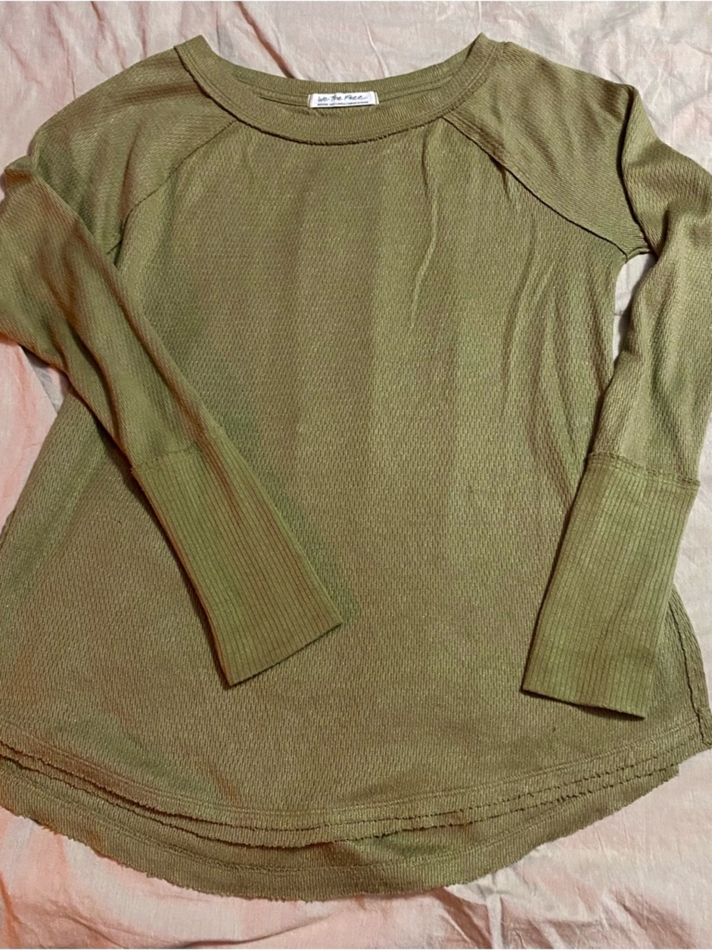 We The Free Snowy Sunstone Waffle Thermal Top